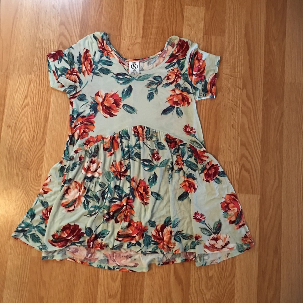 Beautiful light teal Agnes &Dora floral Muse